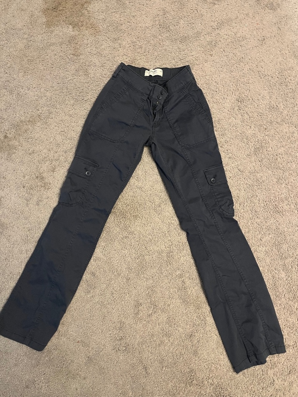 Hollister Navy Cargo Pants